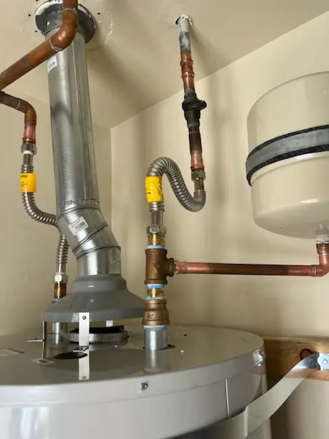 Water heater installation and plumbing repair in Bernharts